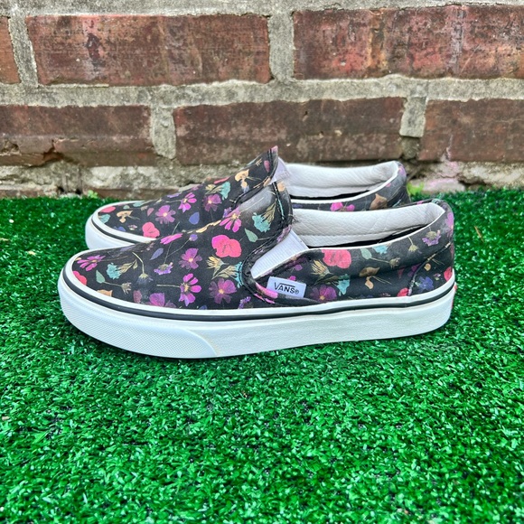 Vans Kids Floral Slip-On Shoes - Picture 1 of 6